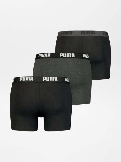 Set di 3 boxer tinta unita 'Puma' - Kiabi