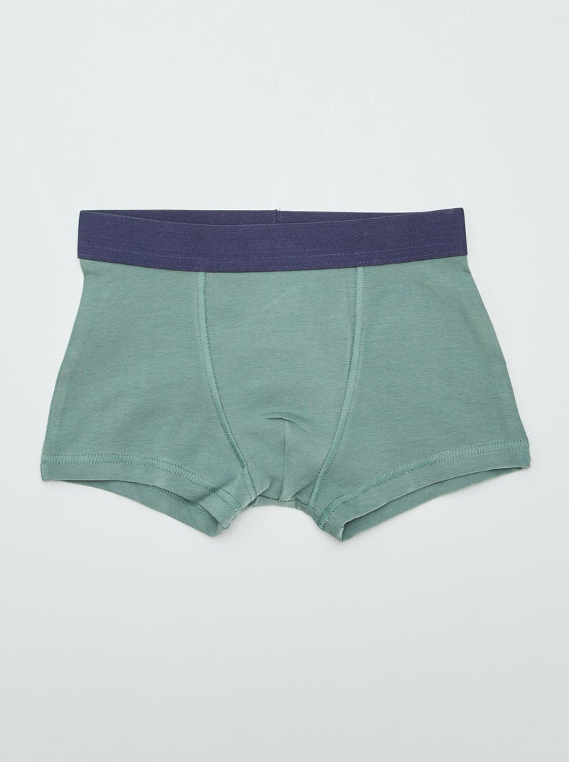 Set di 3 boxer VERDE - Kiabi