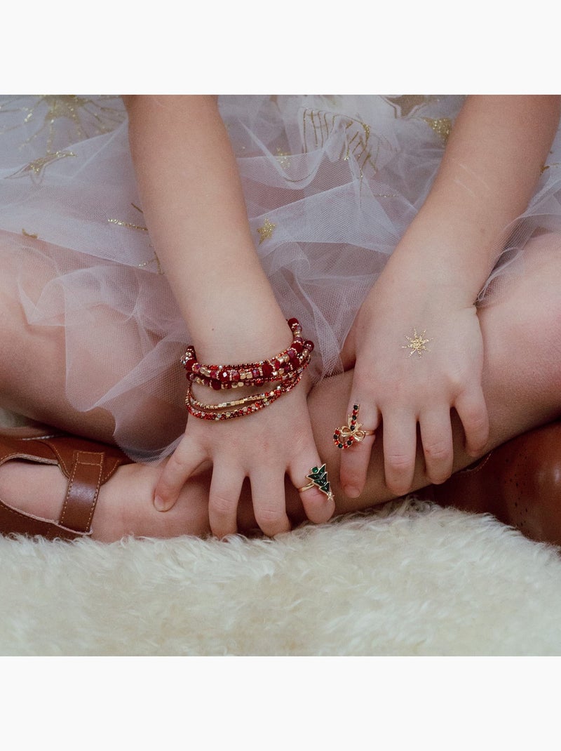 Set di 3 bracciali con rubini rossi | great pretenders | great pretenders Rosso - Kiabi