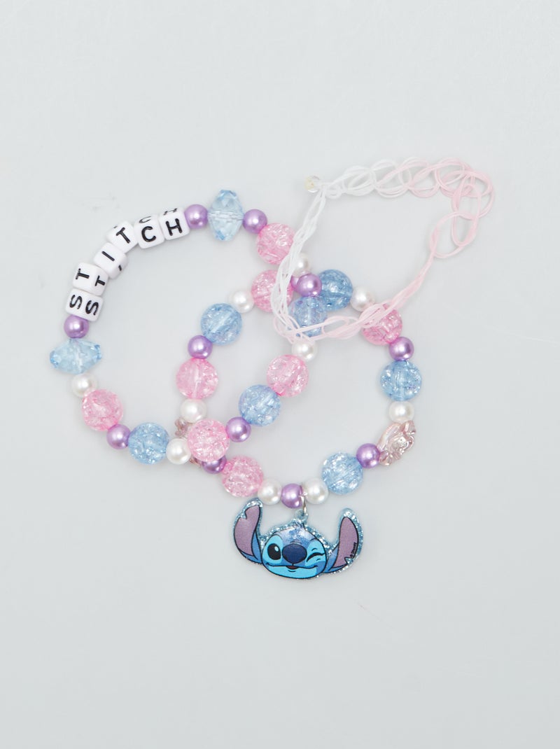 Set di 3 bracciali 'Stitch' blu - Kiabi