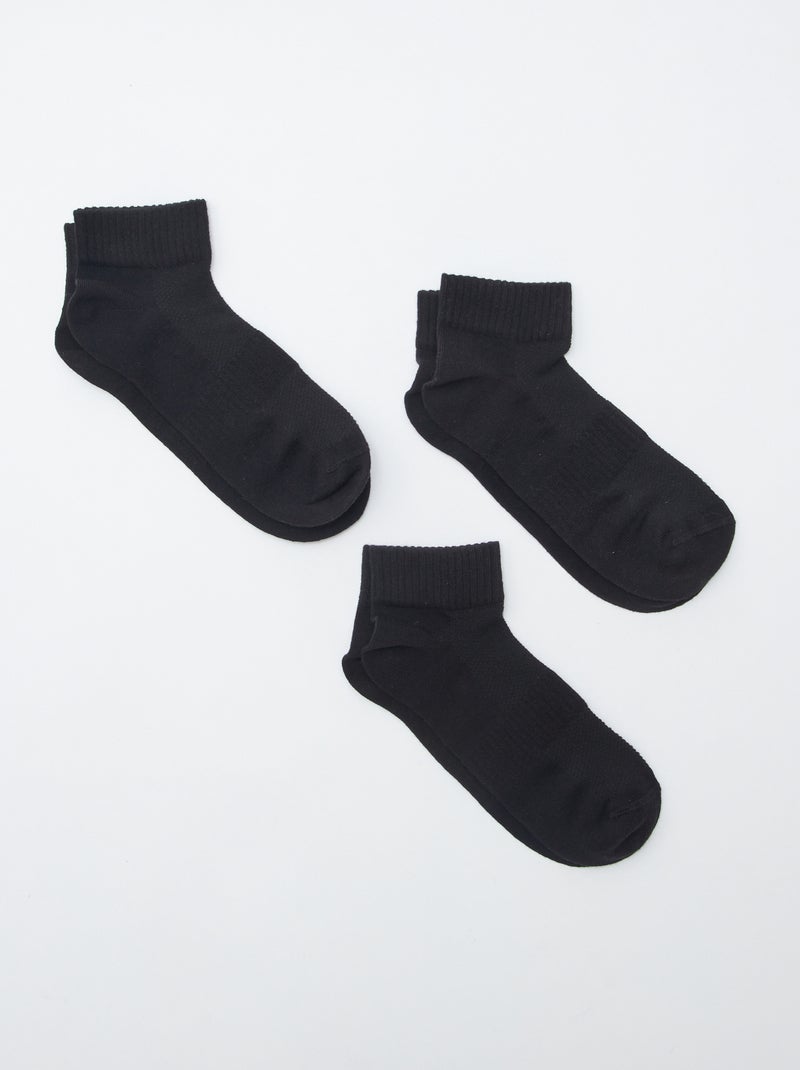 Set di 3 calzini sportivi NERO - Kiabi
