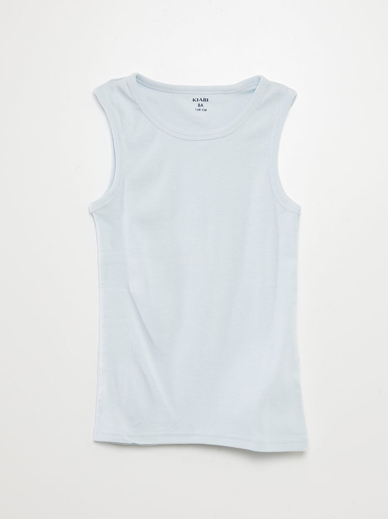 Set di 3 canotte BLU - Kiabi