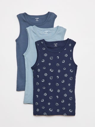 Set di 3 canotte