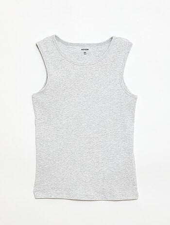 Set di 3 canottiere a costine