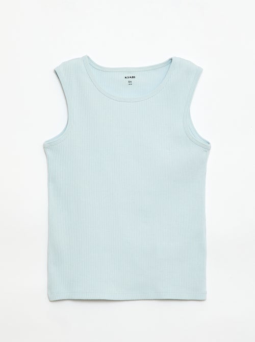 Set di 3 canottiere a costine - Kiabi Set di 3 canottiere a costine - Kiabi
