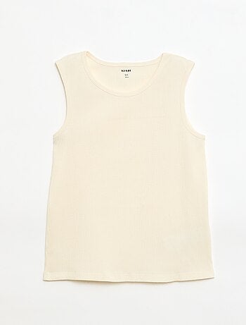 Set di 3 canottiere a costine