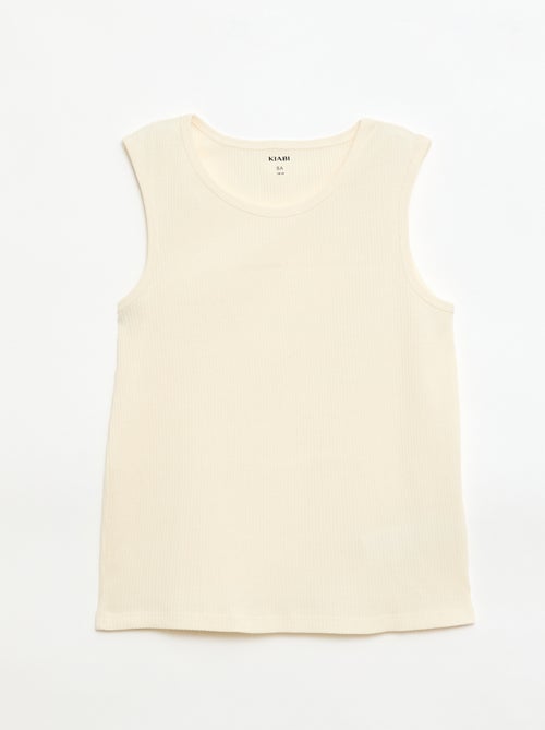 Set di 3 canottiere a costine - Kiabi