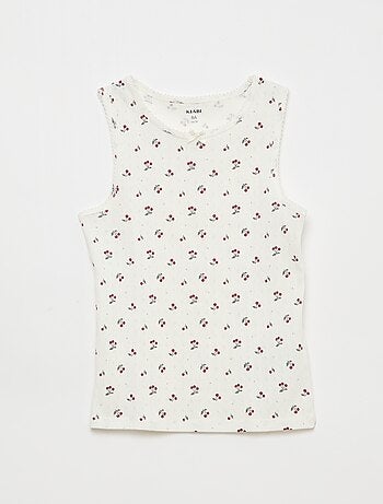 Set di 3 canottiere in maglia operata