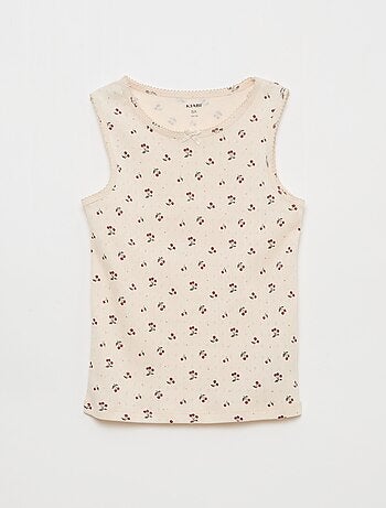 Set di 3 canottiere in maglia operata