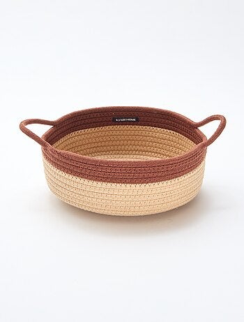 Set di 3 cesti con corda