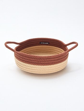 Set di 3 cesti con corda