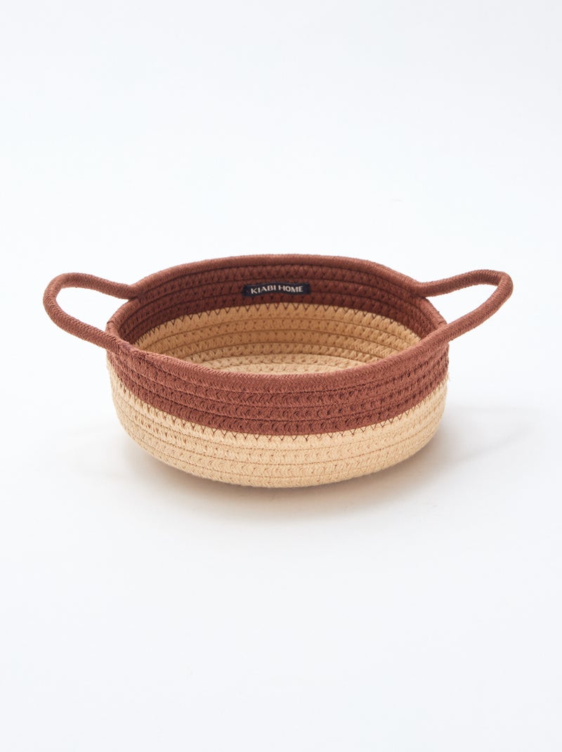 Set di 3 cesti con corda Marrone - Kiabi
