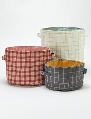 Set di 3 cesti in tessuto - Kiabi Home
