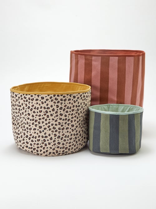 Set di 3 cesti portabiancheria - Kiabi Home - Kiabi