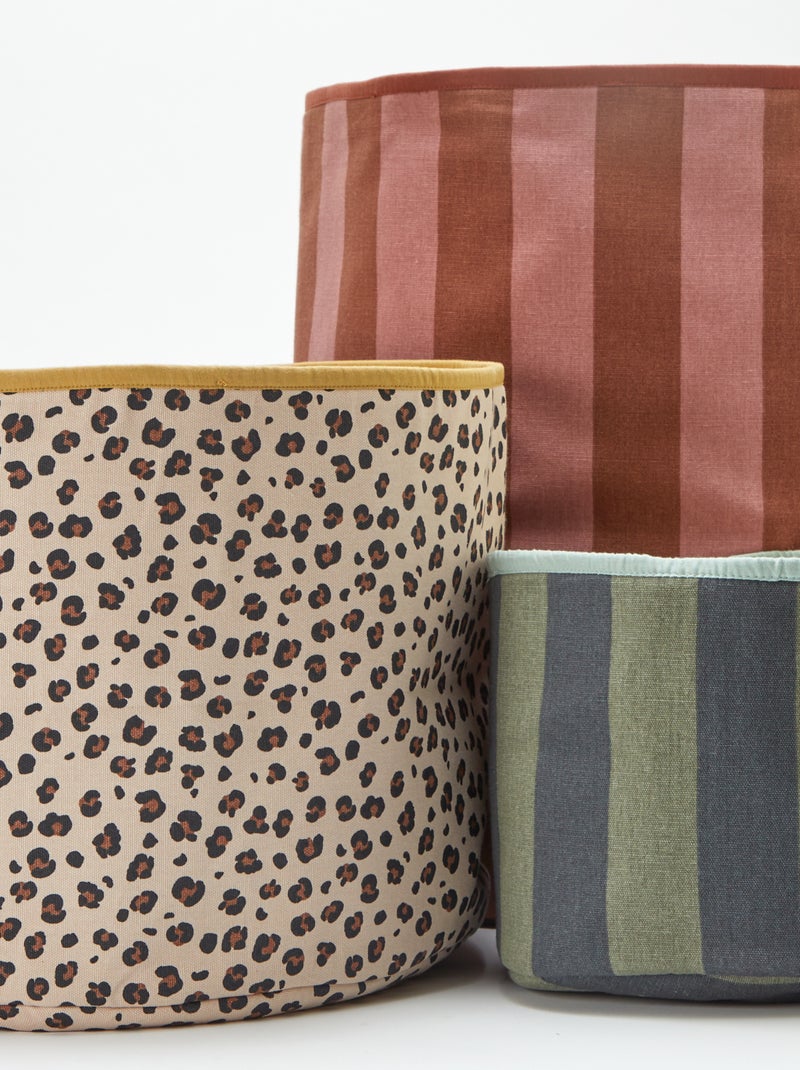 Set di 3 cesti portabiancheria - Kiabi Home BEIGE - Kiabi