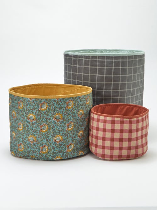 Set di 3 cesti portabiancheria - Kiabi Home - Kiabi