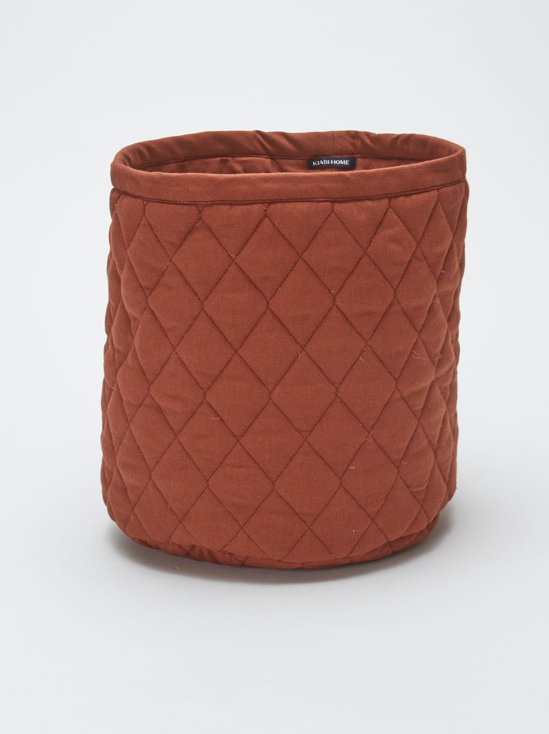 Set di 3 cestini in tessuto - Kiabi Home MARRONE - Kiabi