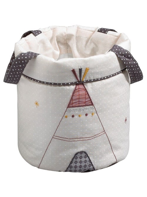 Set di 3 cestini in tessuto di cotone - SAUTHON - Kiabi