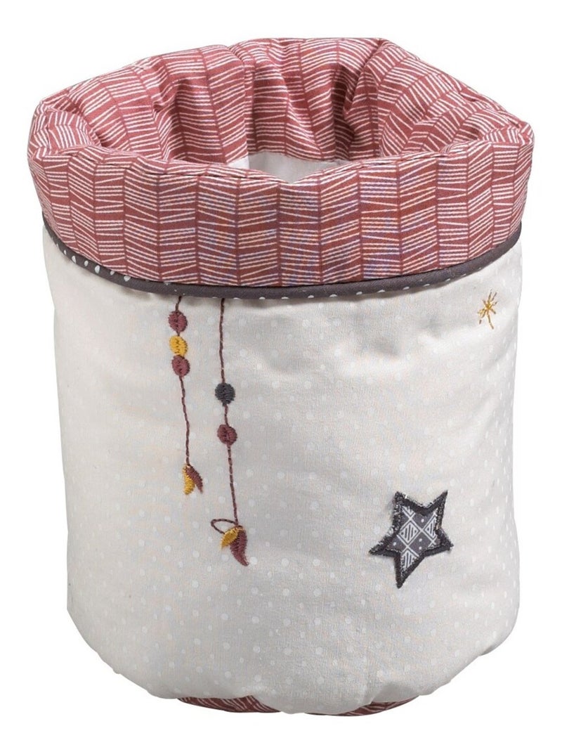 Set di 3 cestini in tessuto di cotone - SAUTHON Beige - Kiabi