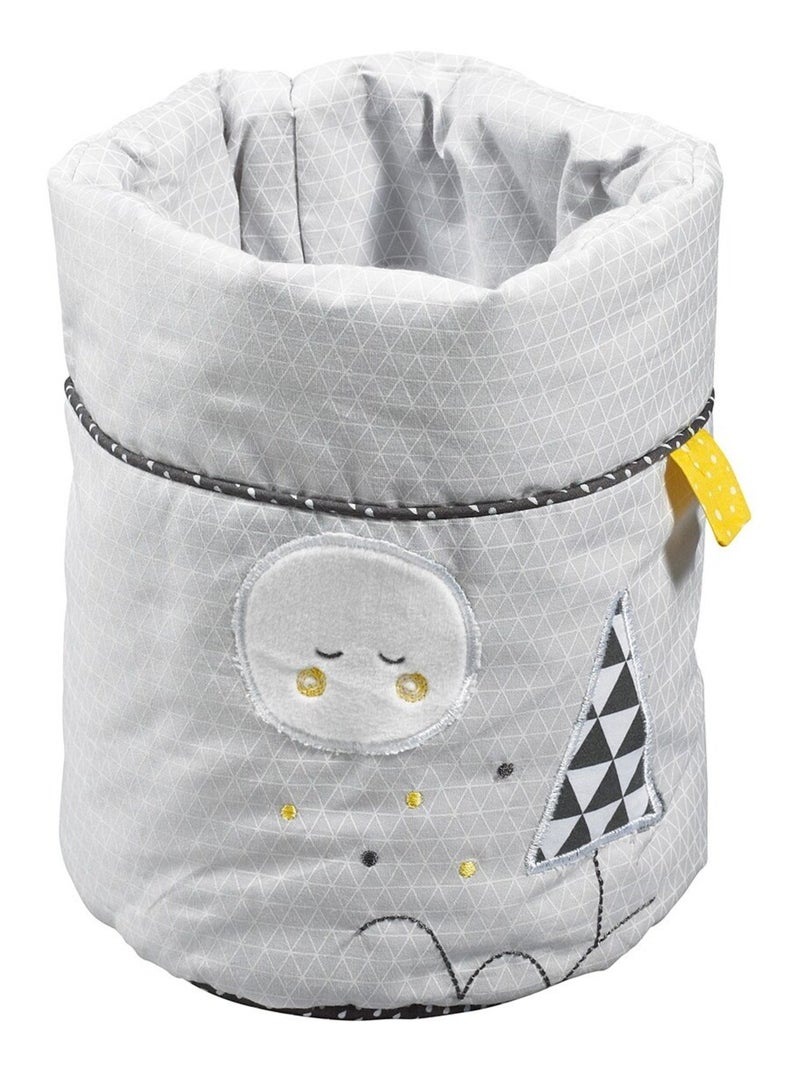 Set di 3 cestini in tessuto di cotone - SAUTHON Grigio - Kiabi