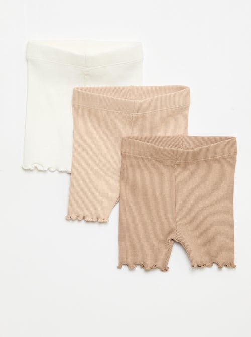 Set di 3 ciclisti a costine - Kiabi