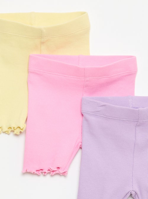 Set di 3 ciclisti a costine - Kiabi