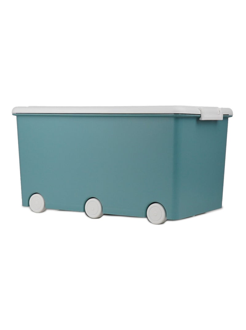 Set di 3 contenitori per il riordino con ruote Thermobaby PLAYBOX Maxi 42 L Turchese - Kiabi