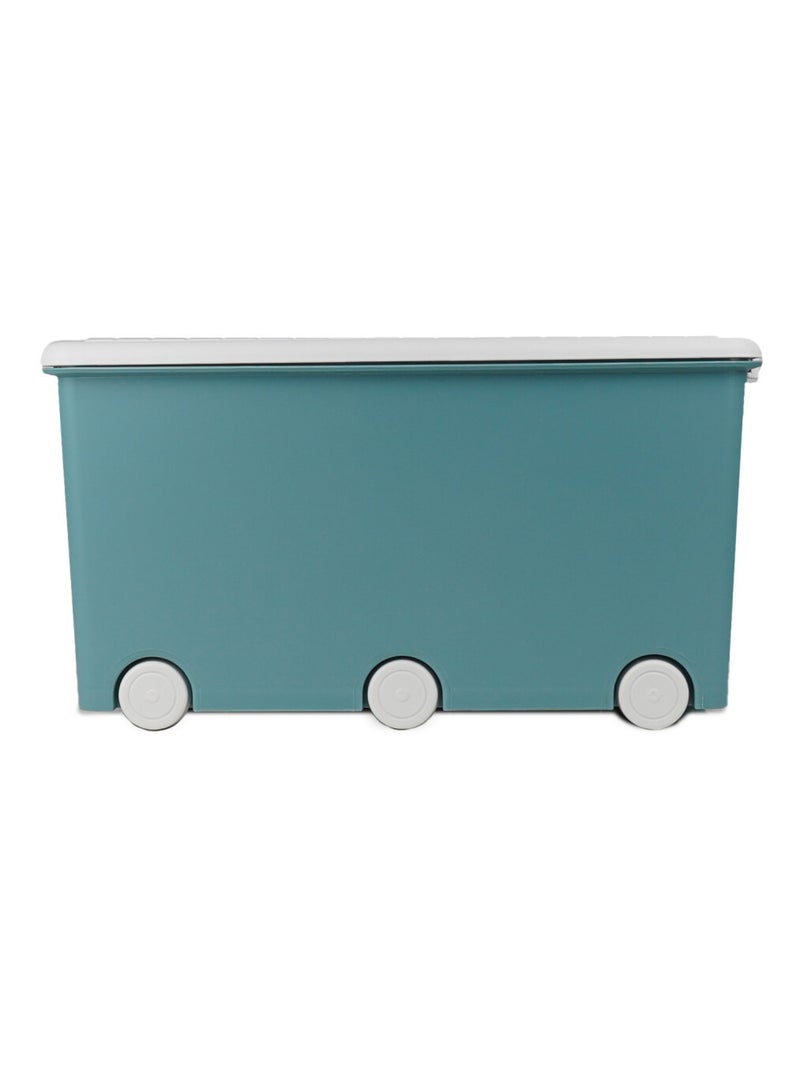 Set di 3 contenitori per il riordino con ruote Thermobaby PLAYBOX Maxi 42 L Turchese - Kiabi