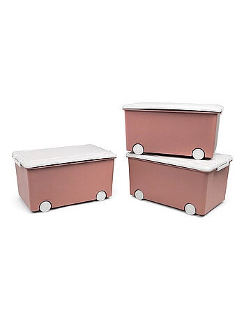 Set di 3 contenitori portaoggetti con ruote Thermobaby PLAYBOX medium
