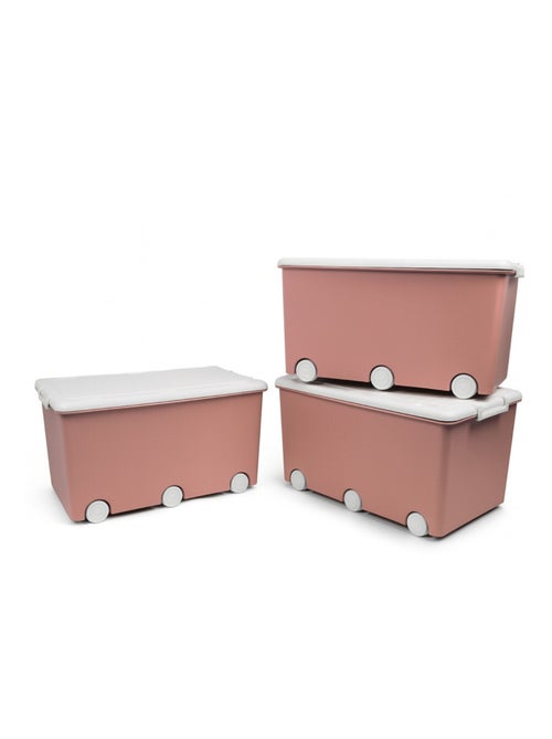 Set di 3 contenitori portaoggetti PLAYBOX maxi con ruote Thermobaby - Kiabi