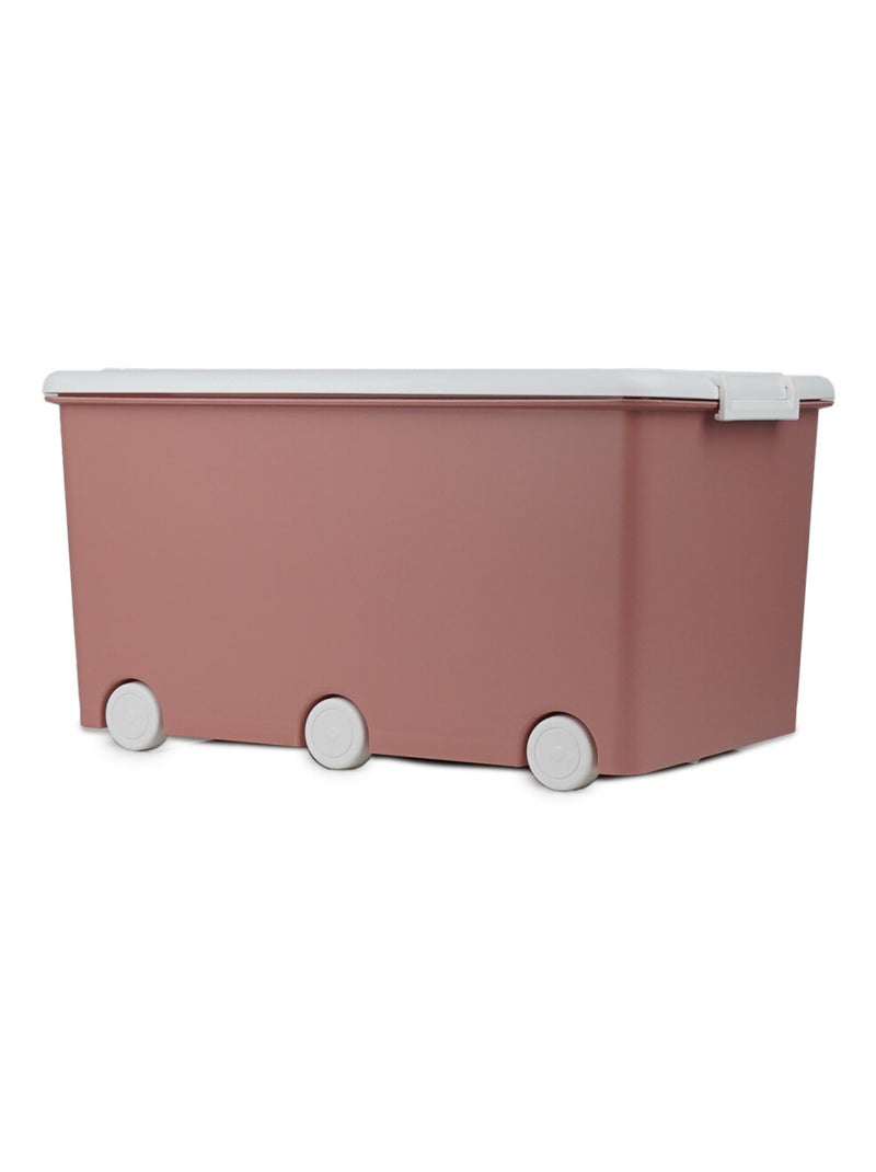 Set di 3 contenitori portaoggetti PLAYBOX maxi con ruote Thermobaby Rosa - Kiabi