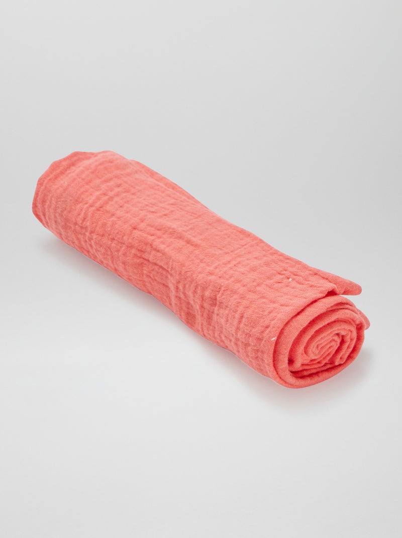 Set di 3 copertine - 2 da 60 x 60 e 1 de 100 x 120 cm Rosa - Kiabi