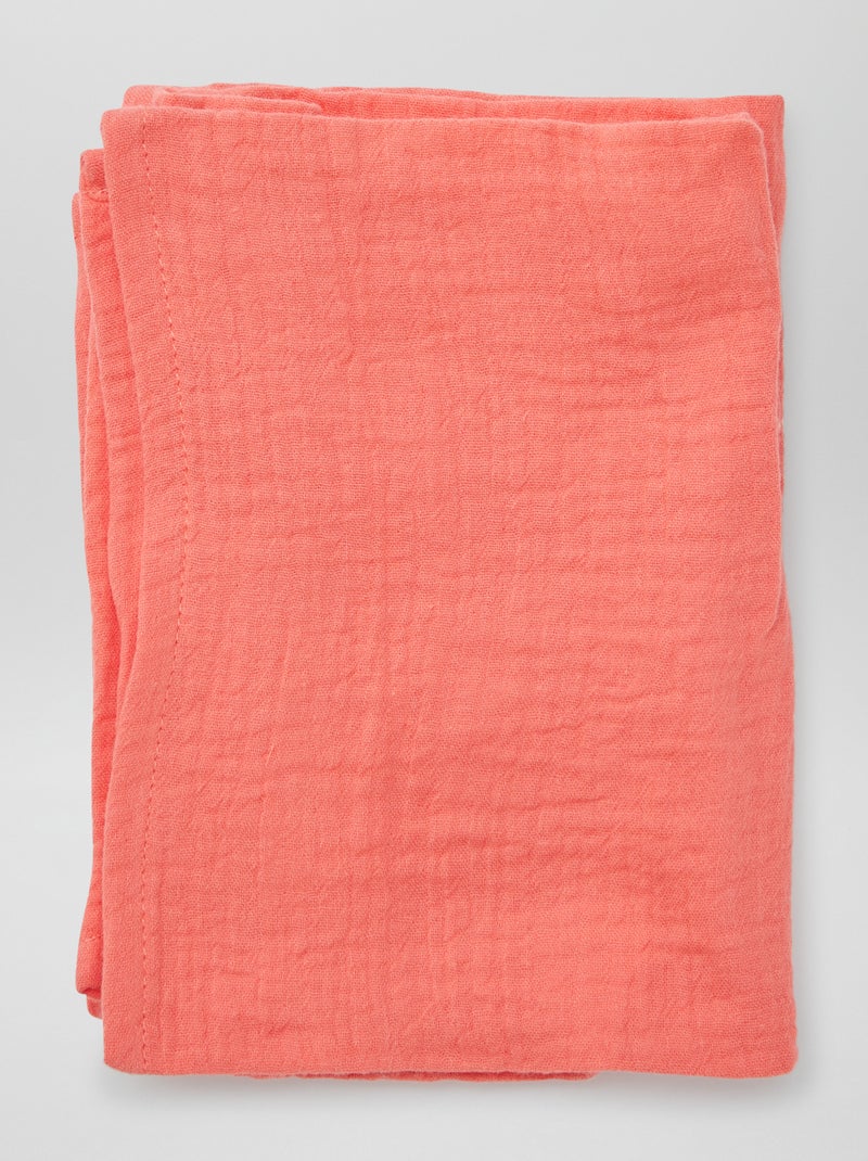 Set di 3 copertine - 2 da 60 x 60 e 1 de 100 x 120 cm Rosa - Kiabi