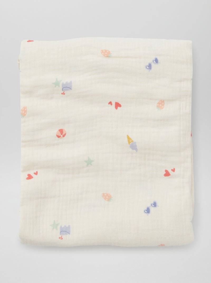 Set di 3 copertine - 2 da 60 x 60 e 1 de 100 x 120 cm Rosa - Kiabi