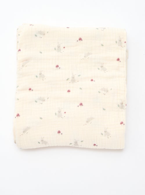 Set di 3 copertine in garza di cotone - Kiabi