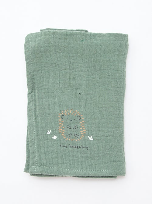 Set di 3 copertine in garza di cotone - Kiabi