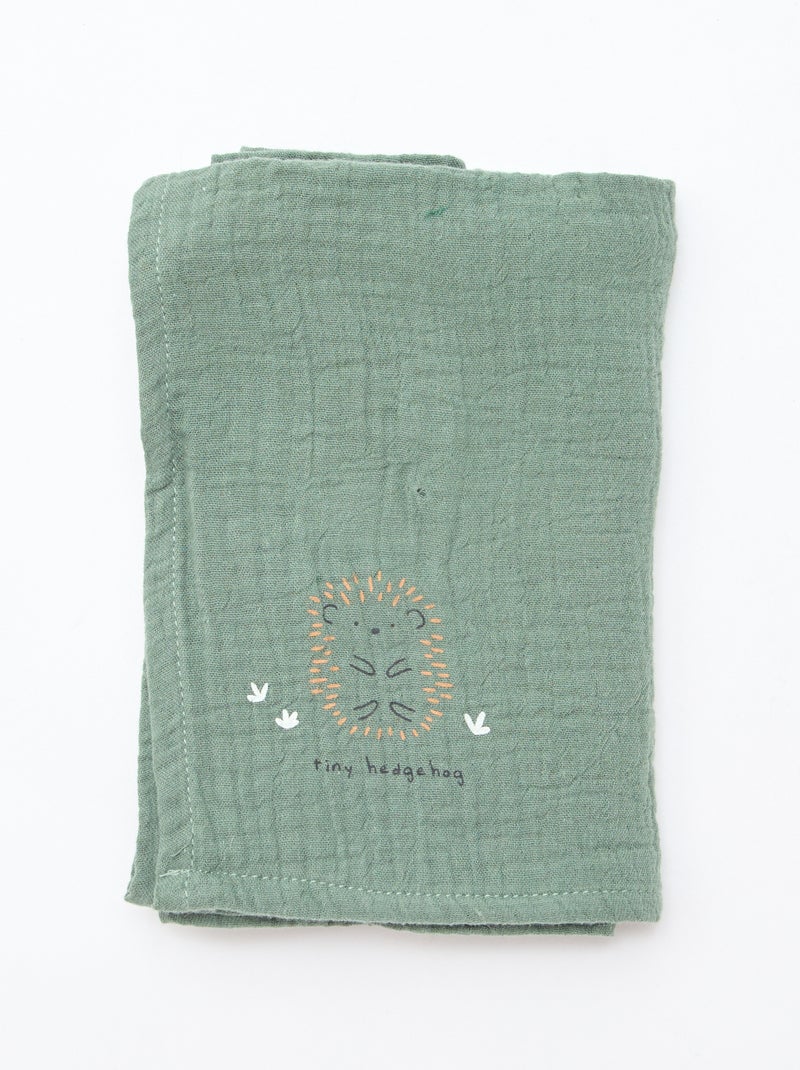 Set di 3 copertine in garza di cotone Bianco - Kiabi