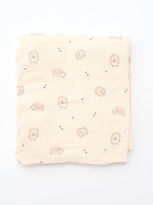 Set di 3 copertine in garza di cotone - Kiabi