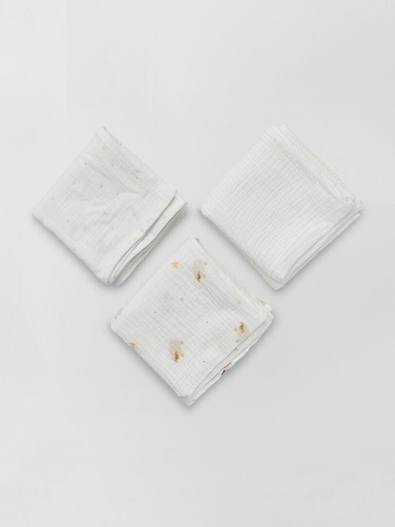 Set di 3 copertine in garza di cotone pecora - Kiabi