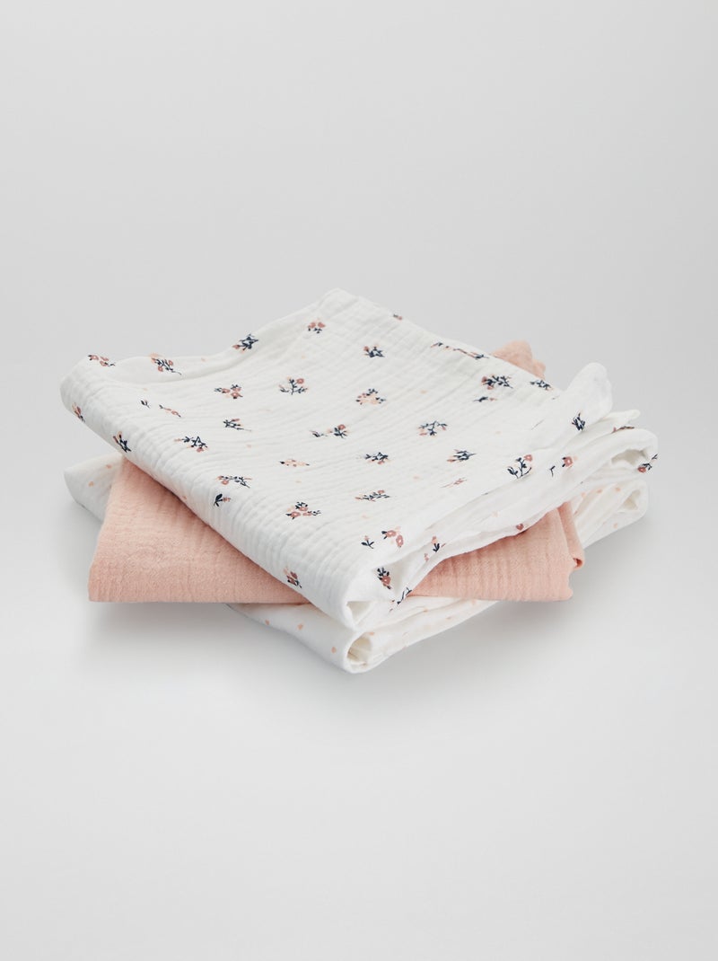 Set di 3 copertine stampate BIANCO - Kiabi