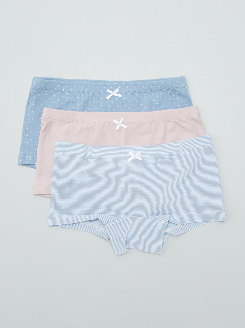 Set di 3 culotte BLU - Kiabi