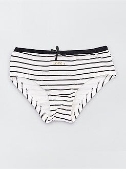 Set di 3 culotte con motivi - Kiabi