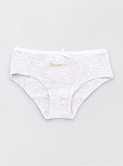 Set di 3 culotte con motivi - Kiabi