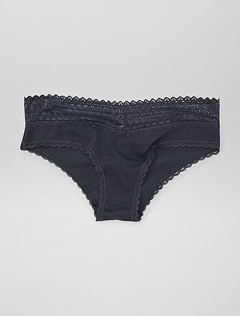 Set di 3 culotte con pizzo