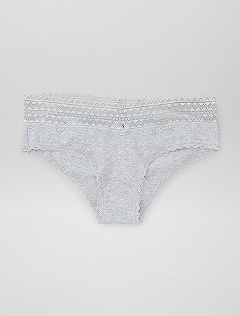 Set di 3 culotte con pizzo