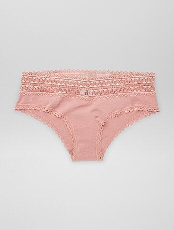 Set di 3 culotte con pizzo