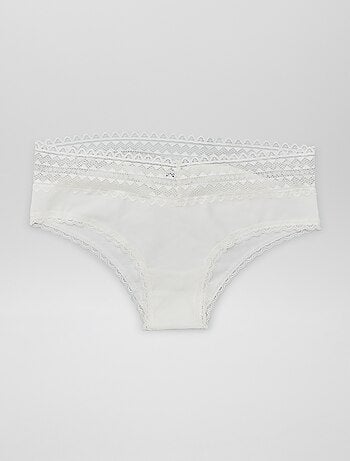Set di 3 culotte con pizzo