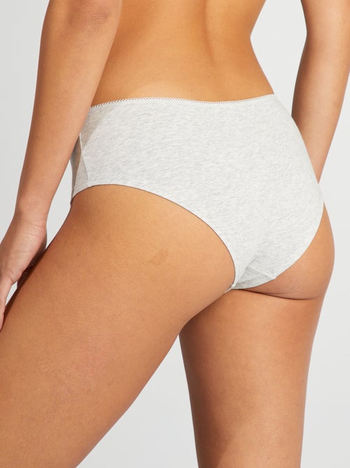 Set di 3 culotte in cotone - Kiabi