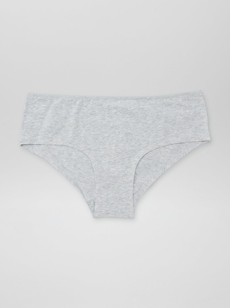 Set di 3 culotte in cotone BEIGE - Kiabi