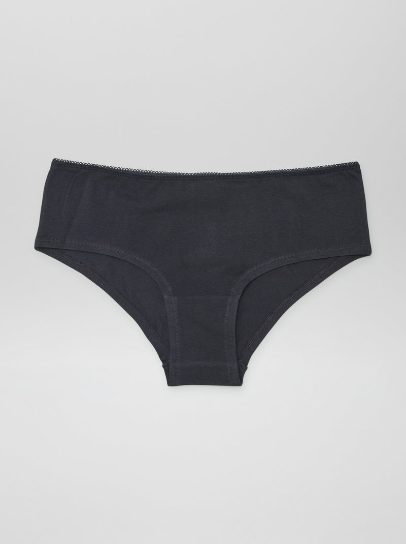 Set di 3 culotte in cotone BEIGE - Kiabi